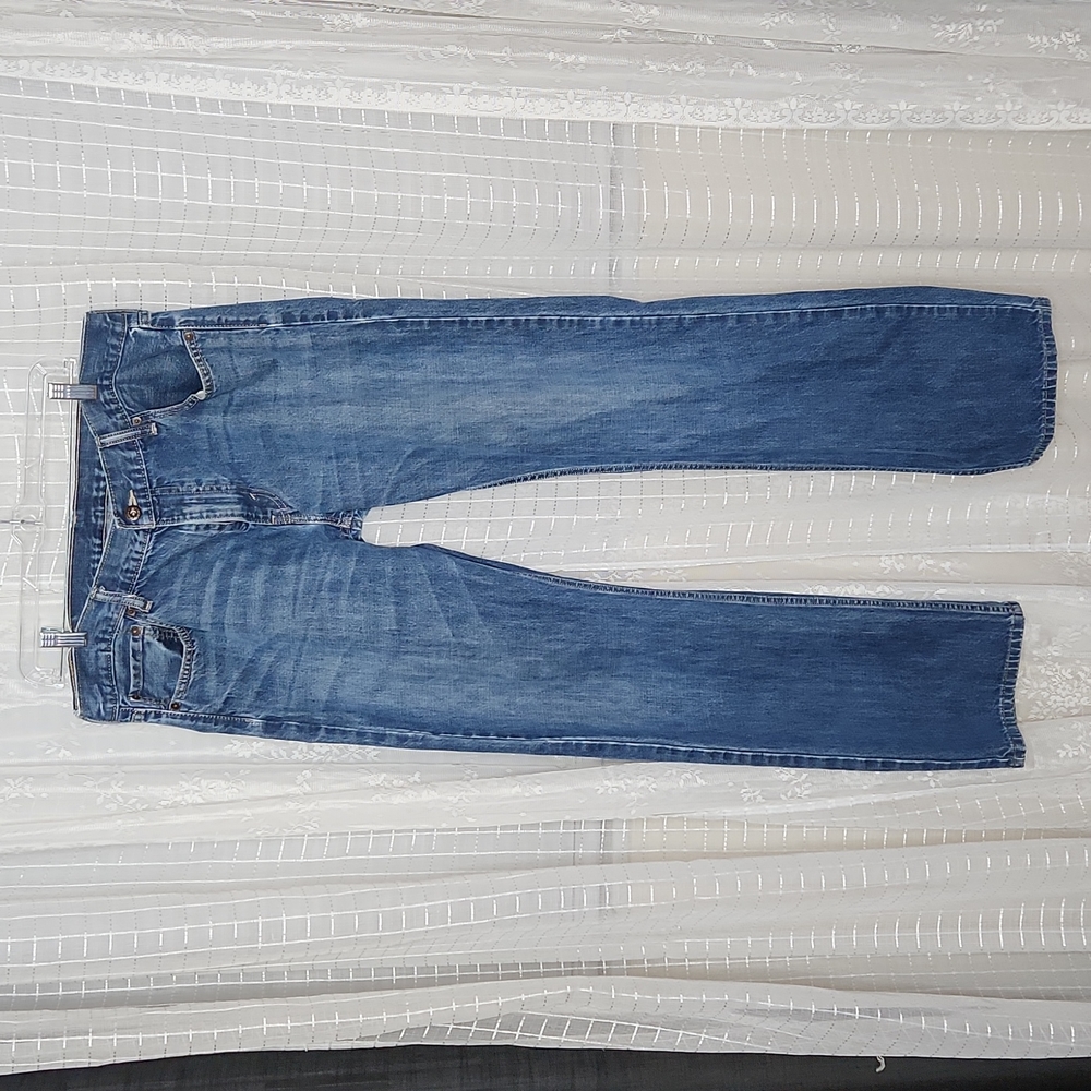 Levi's Medium Wash Destressed Denim Jeans Men's Size W36xL34